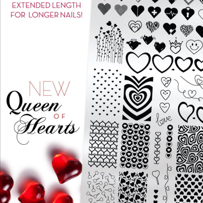 Queen of Hearts - Stamping Plate