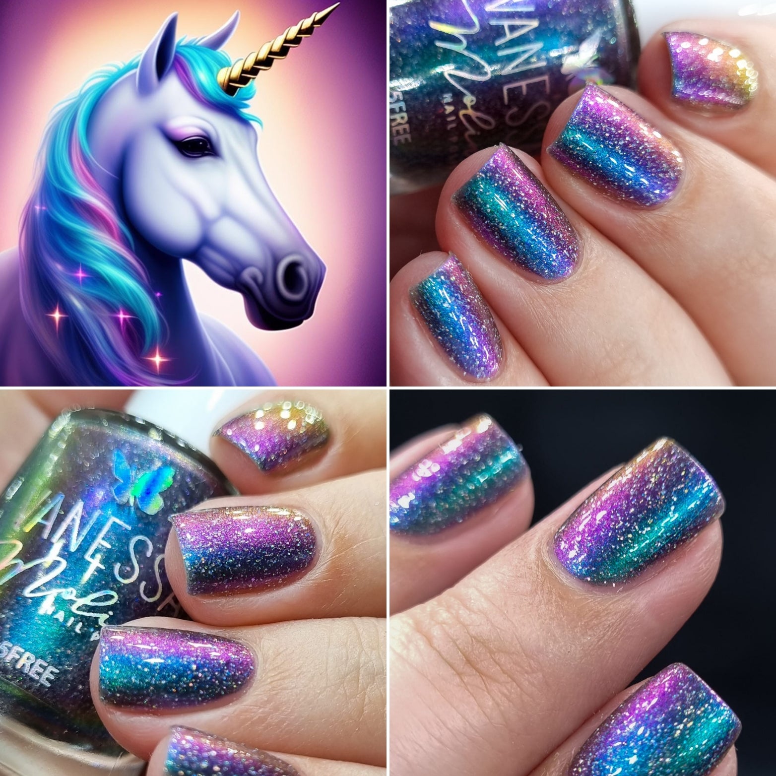 47 Best Unicorn Nails to Try in 2023 | Stylish Belles | Unicorn nails,  Shiny nails designs, Unicorn nail art