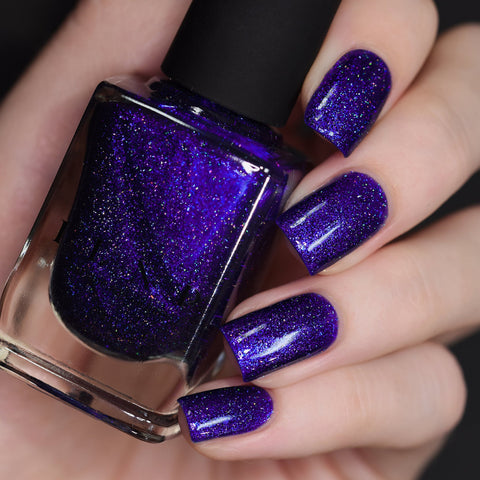 ILNP Fairy Dust - Magical Violet Holographic Jelly Nail Polish