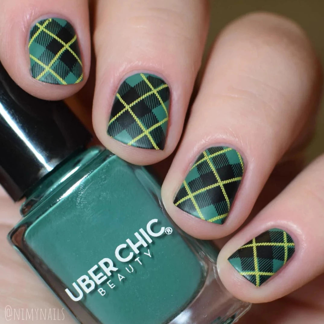 Pretty In Plaid-04 - Stamping Plate
