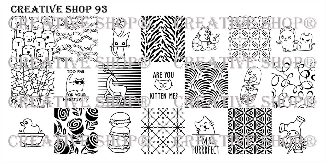 Creative Shop Stamping Plate 93