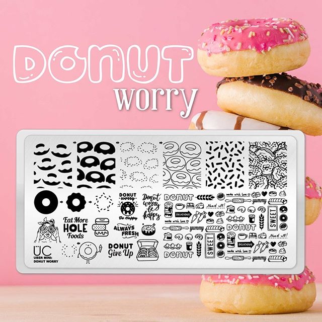 Donut Worry - Stamping Plate