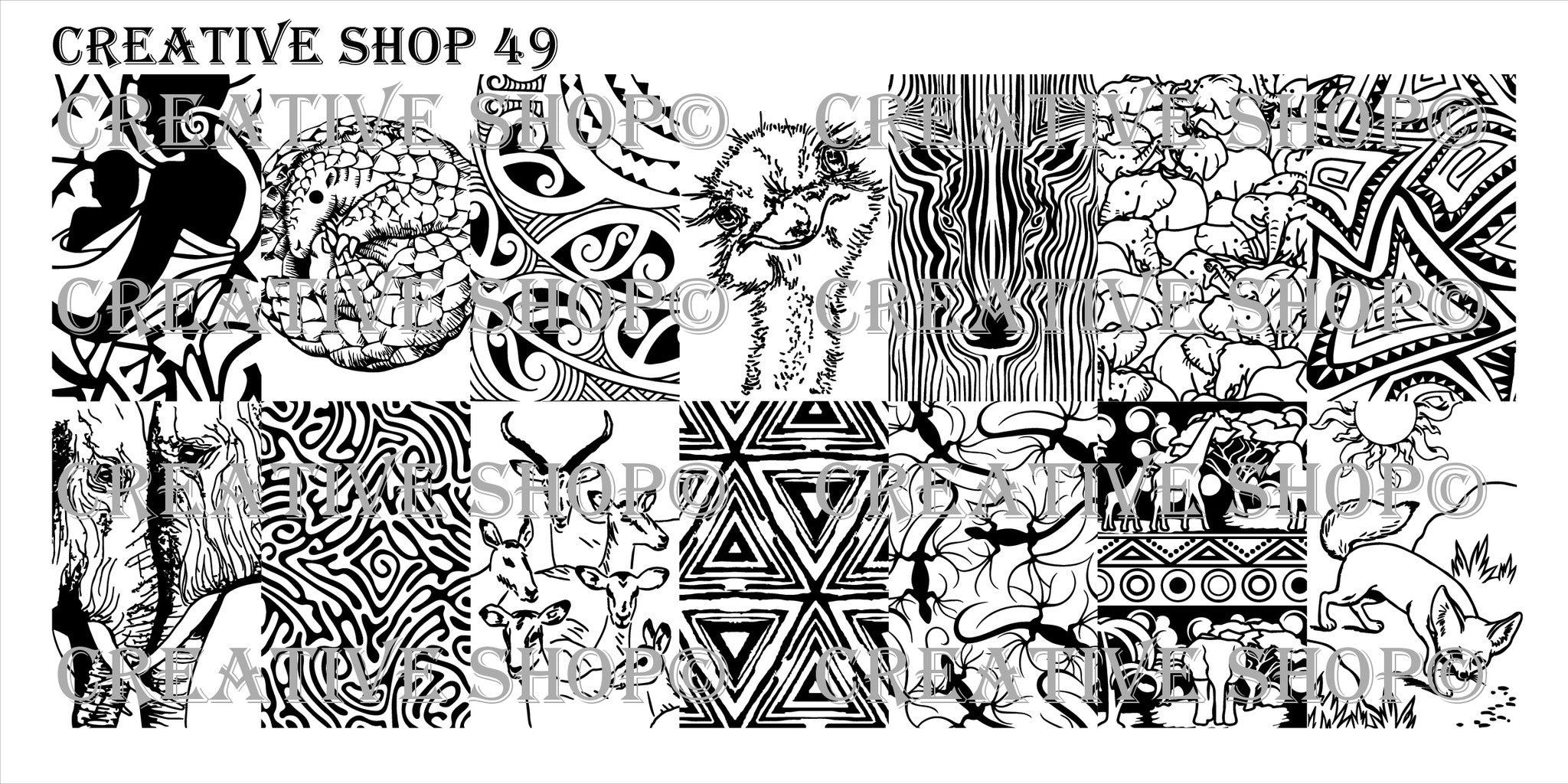 Creative Shop Stamping Plate 49