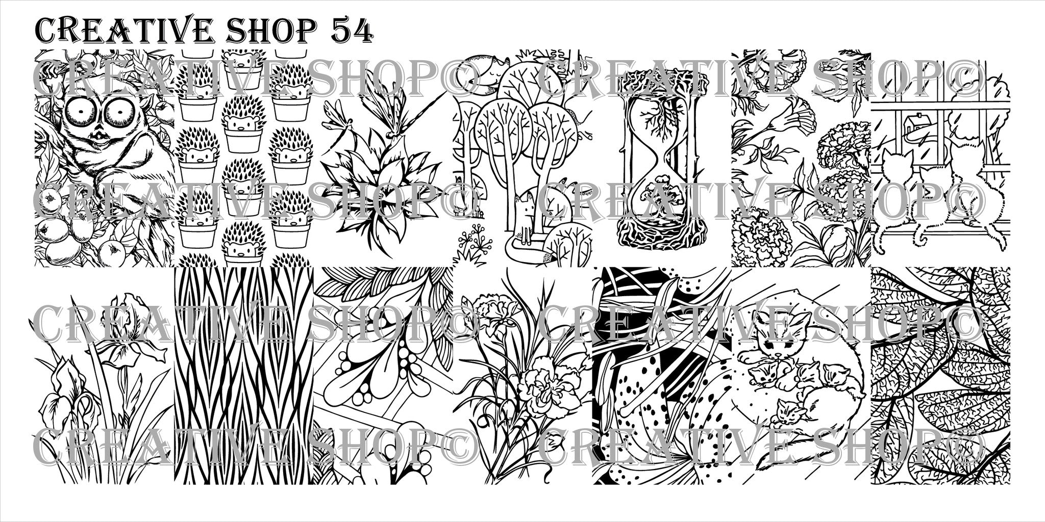 Creative Shop Stamping Plate 54