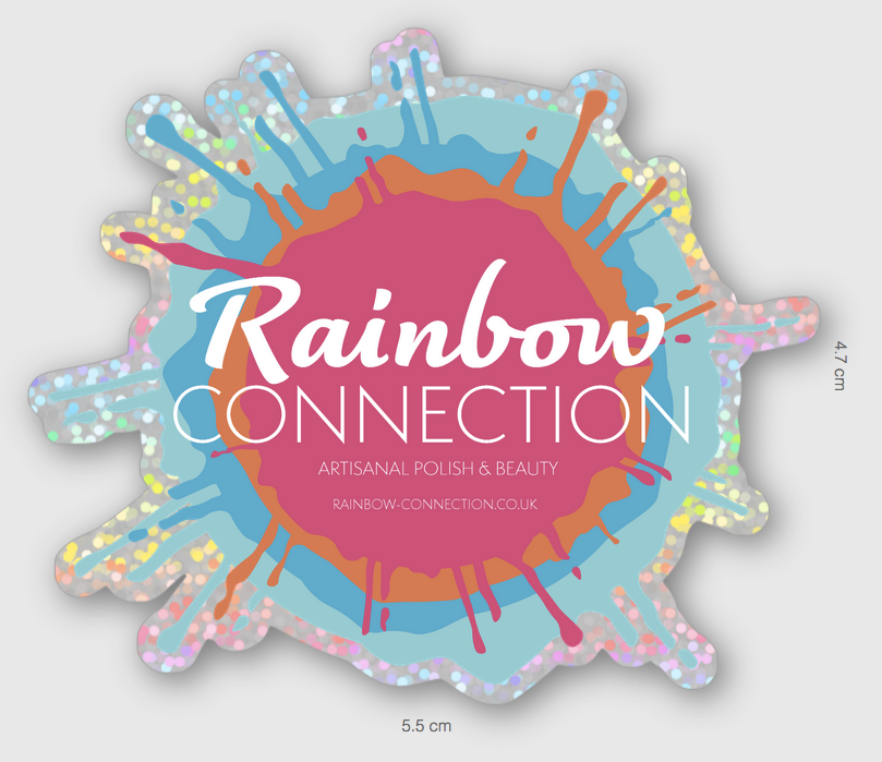 Rainbow Connection Holographic Stickers (set of 4)