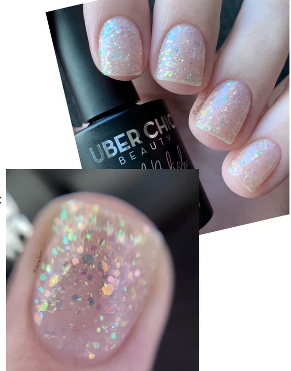 90s Clear Encapsulated Glitter Nails  YouTube