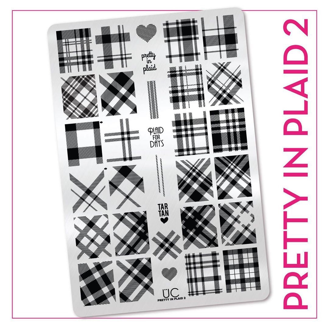 Pretty In Plaid-02 - Stamping Plate