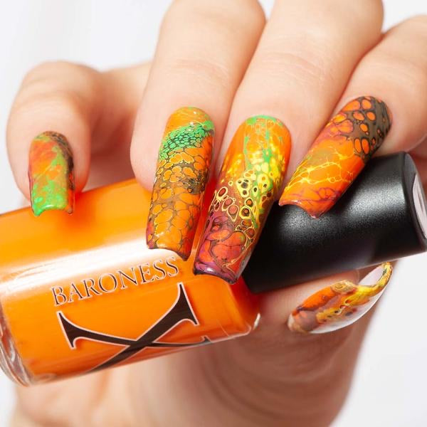 Fluid Art Polish: Up Comes the Spider