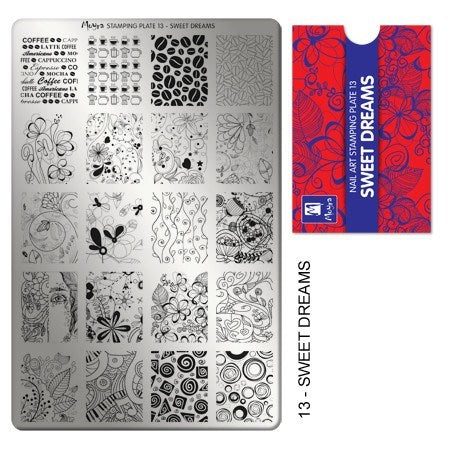 Nail Art Supplies - Moyra Stamping Plate - 13 Sweet Dreams