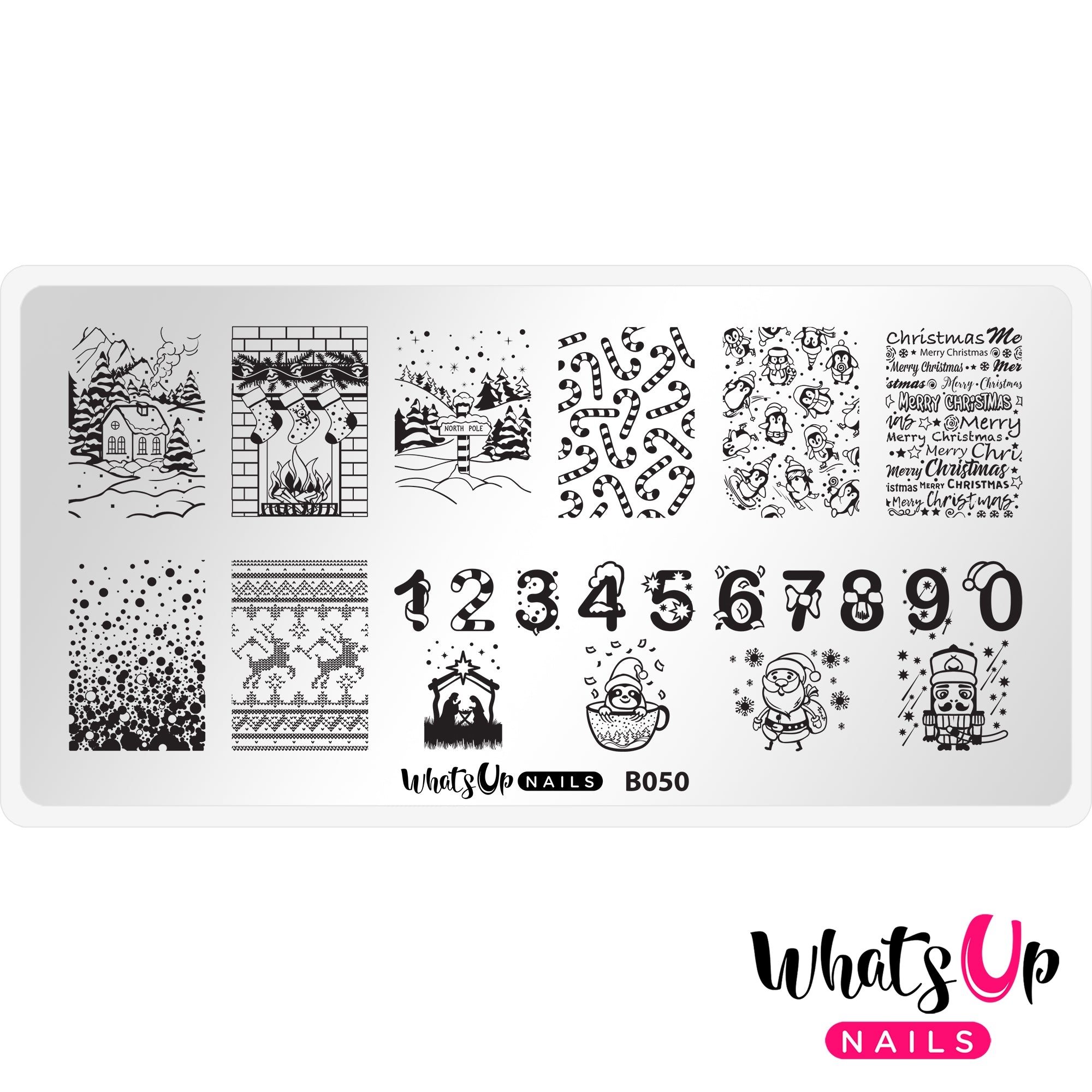 B050 Count On Me Stamping Plate